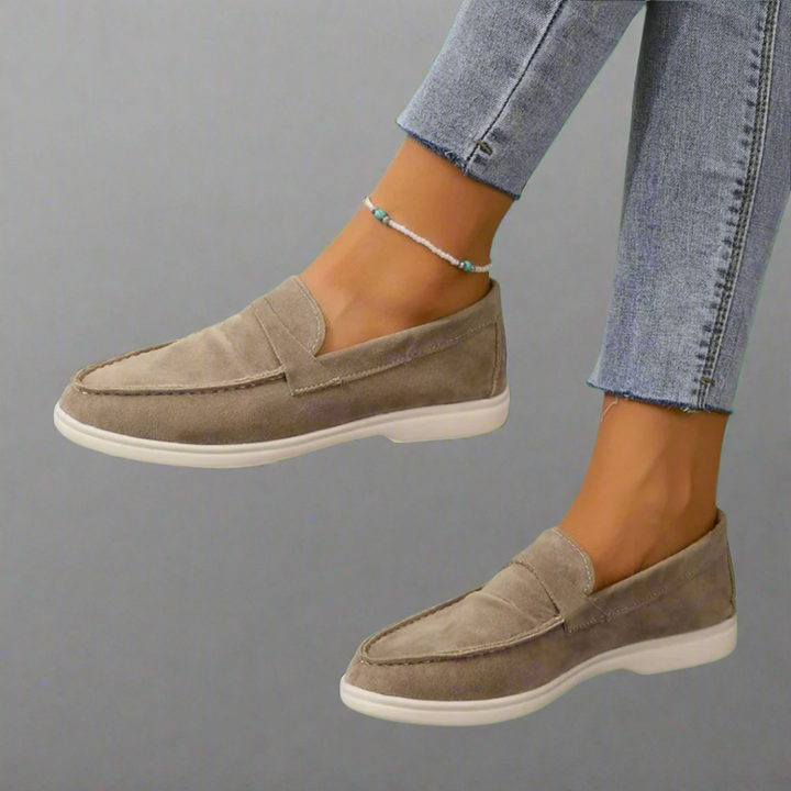Jane | Elegante mocassins van suède