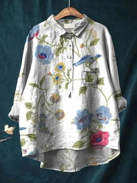 Thyra – Bloemenprint blouse