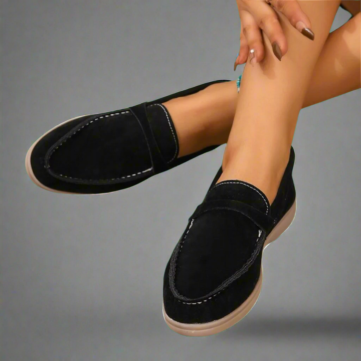 Jane | Elegante mocassins van suède