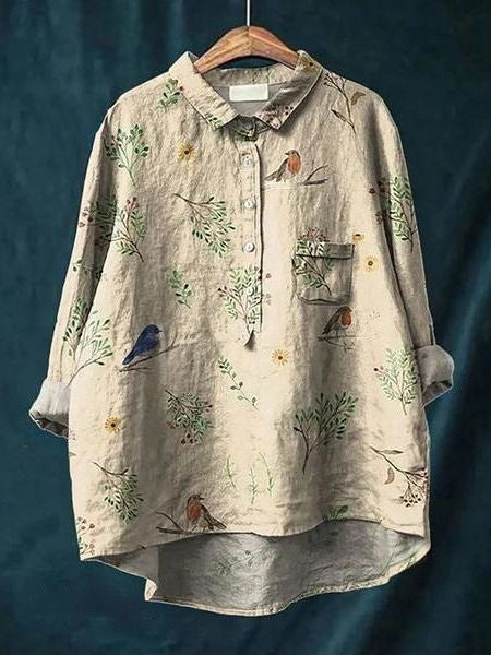 Thyra – Bloemenprint blouse