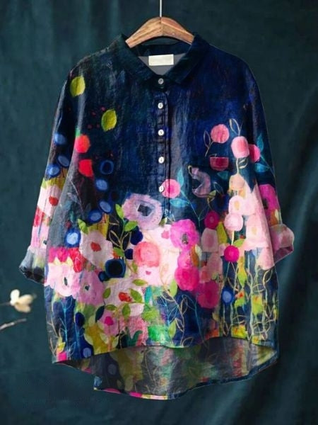 Thyra – Bloemenprint blouse
