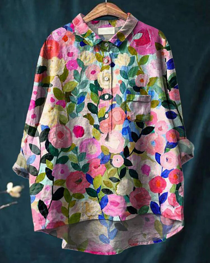 Thyra – Bloemenprint blouse