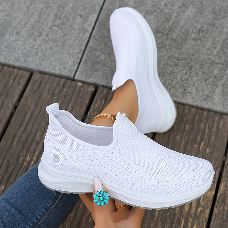 Veloura - Ademende effen slip-on modeschoenen