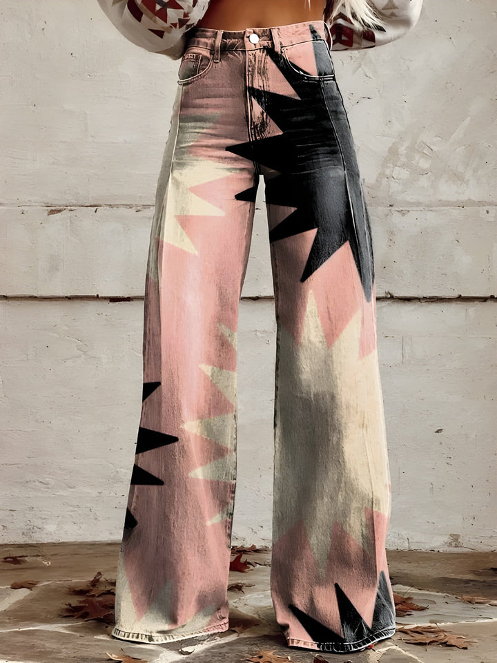 Boho Broek Dames met Wijde Pijpen – Comfortabel & Stijlvol