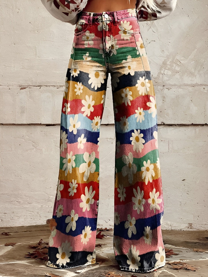 Boho Broek Dames met Wijde Pijpen – Comfortabel & Stijlvol