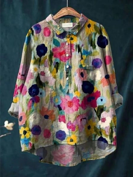 Thyra – Bloemenprint blouse