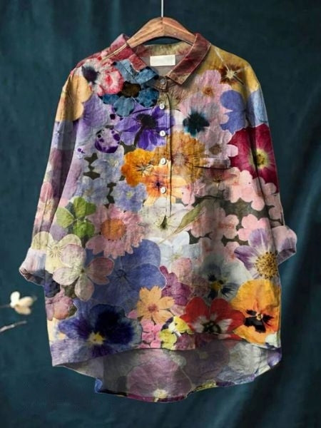 Thyra – Bloemenprint blouse