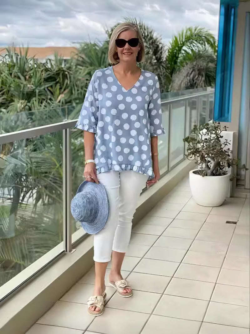 Riley | Elegante vintage top