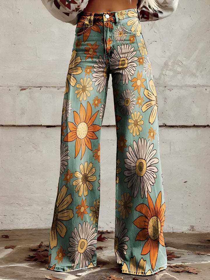 Boho Broek Dames met Wijde Pijpen – Comfortabel & Stijlvol