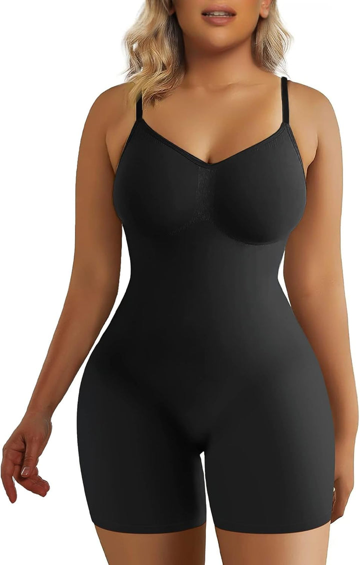 ShapeQueen™ Open-Bust fuld bodysuit