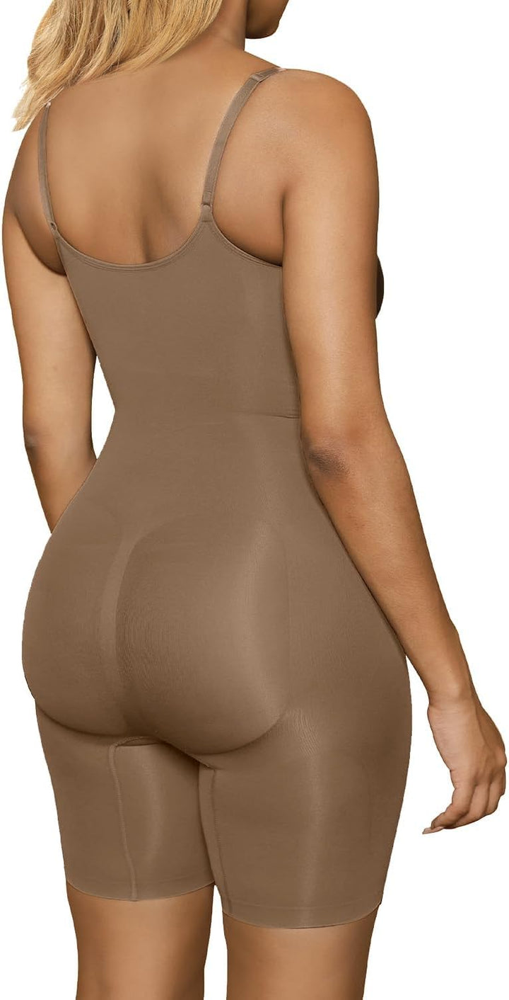 ShapeQueen™ Open-Bust fuld bodysuit