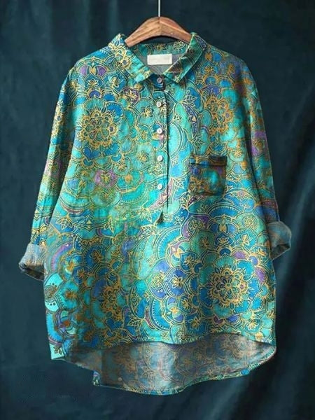 Thyra – Bloemenprint blouse