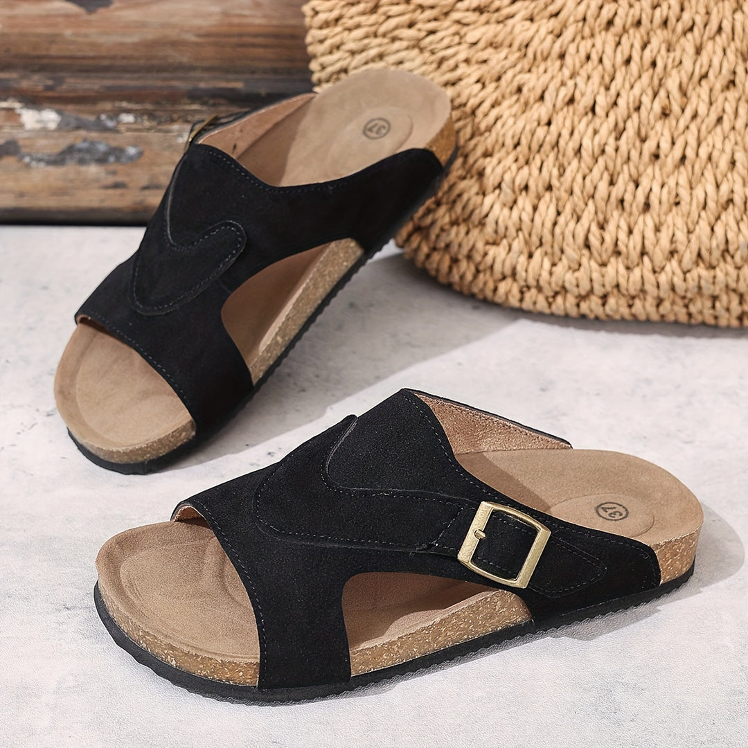 Slip-on sandalen voor dames