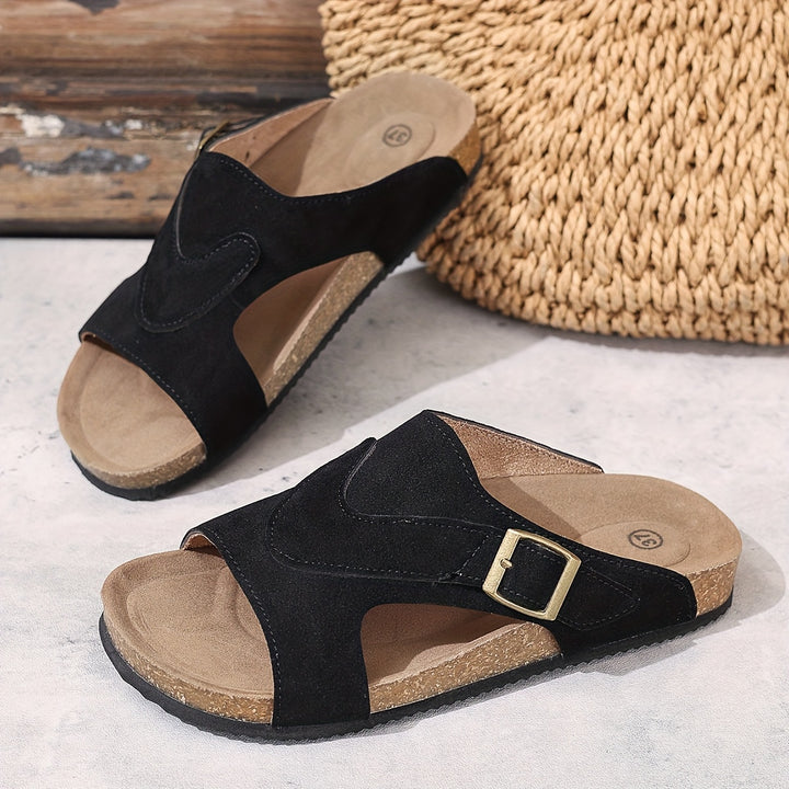 Slip-on sandalen voor dames