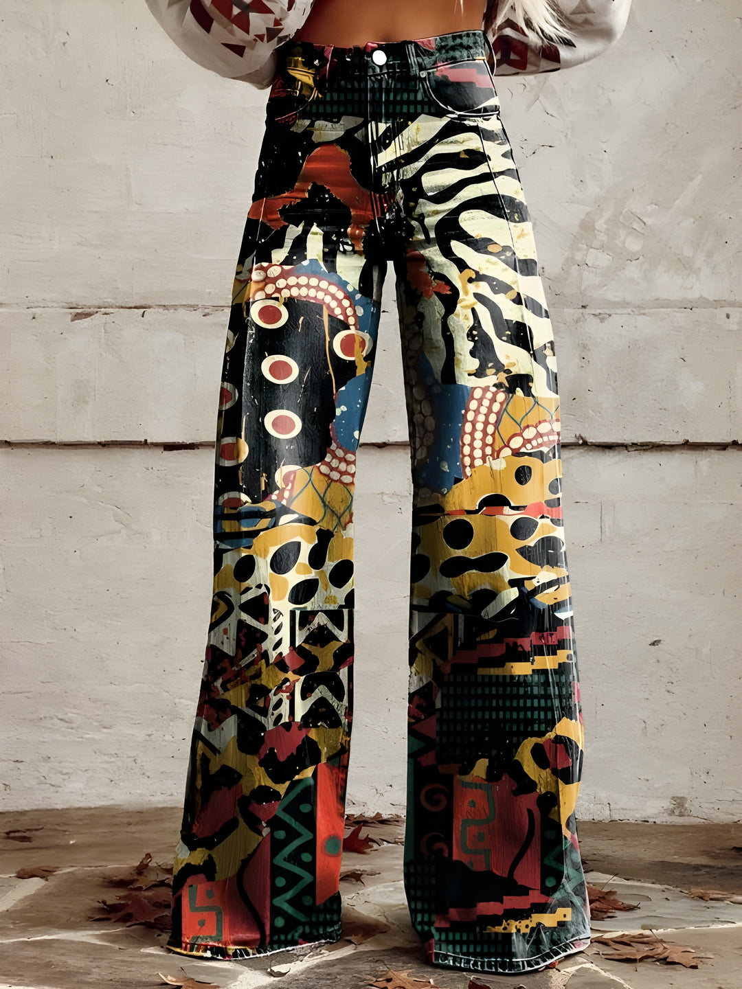 Boho Broek Dames met Wijde Pijpen – Comfortabel & Stijlvol