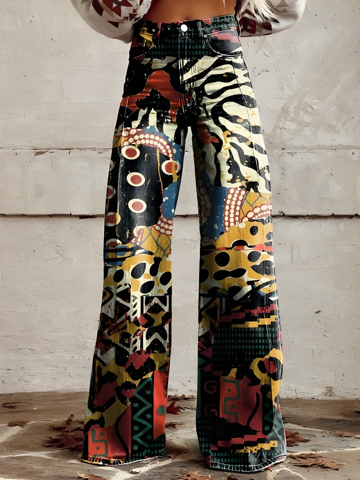 Boho Broek Dames met Wijde Pijpen – Comfortabel & Stijlvol