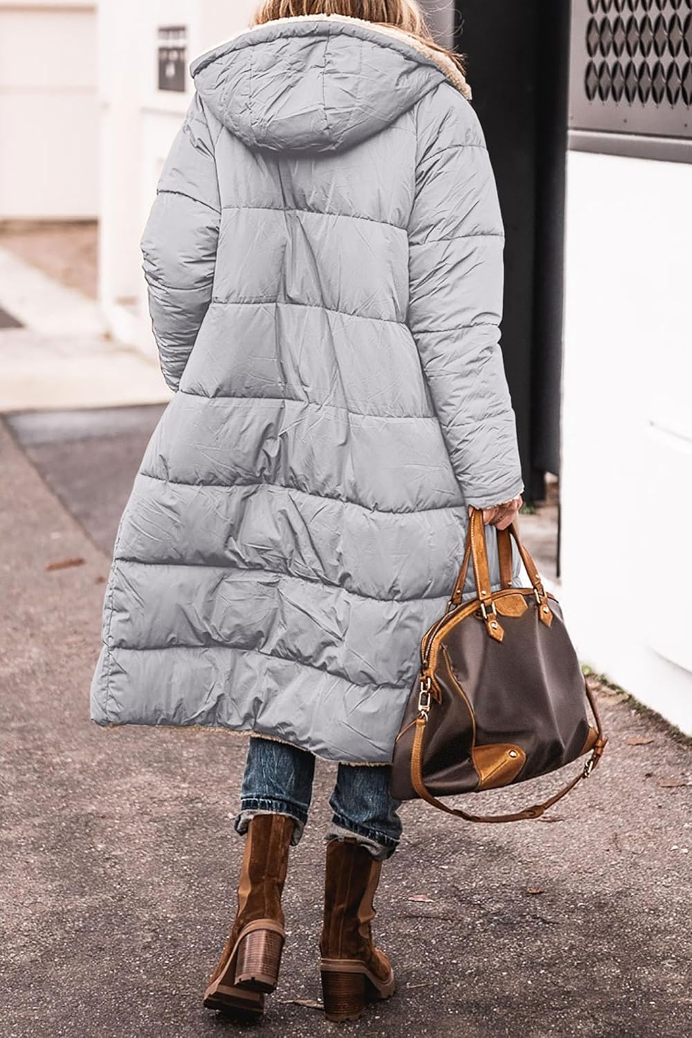 Warme Lange Dames Winterjas met Capuchon – Stijlvol & Comfortabel