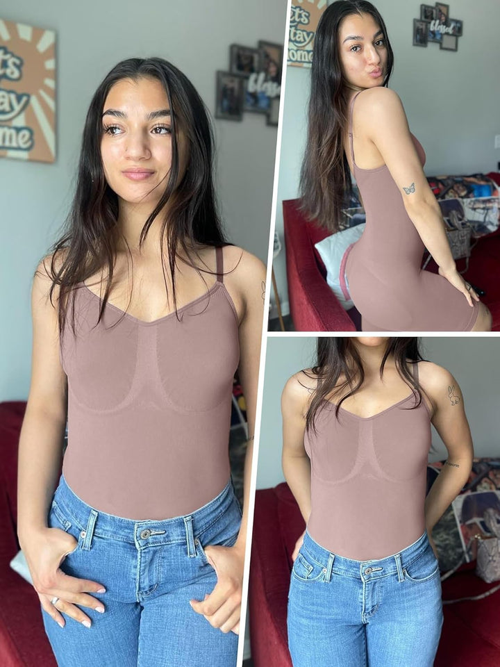 ShapeQueen™ Open-Bust fuld bodysuit