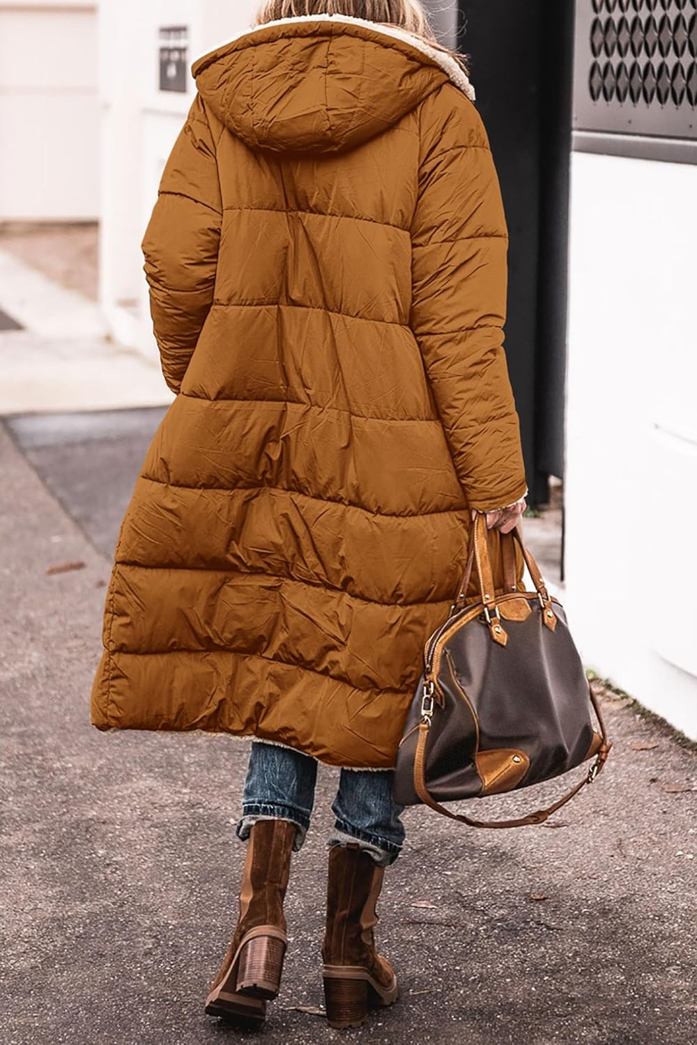 Warme Lange Dames Winterjas met Capuchon – Stijlvol & Comfortabel