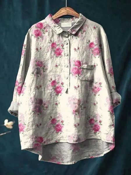 Thyra – Bloemenprint blouse