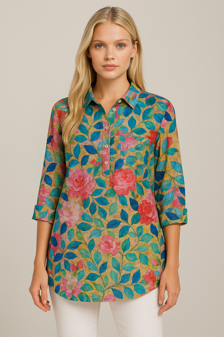 Harper | Klassieke bloemenblouse