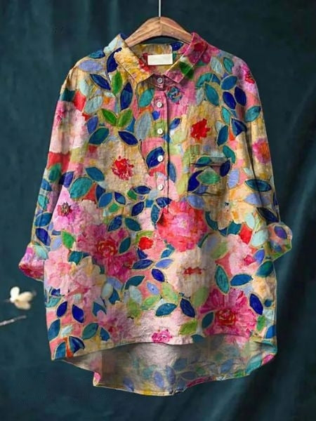 Thyra – Bloemenprint blouse