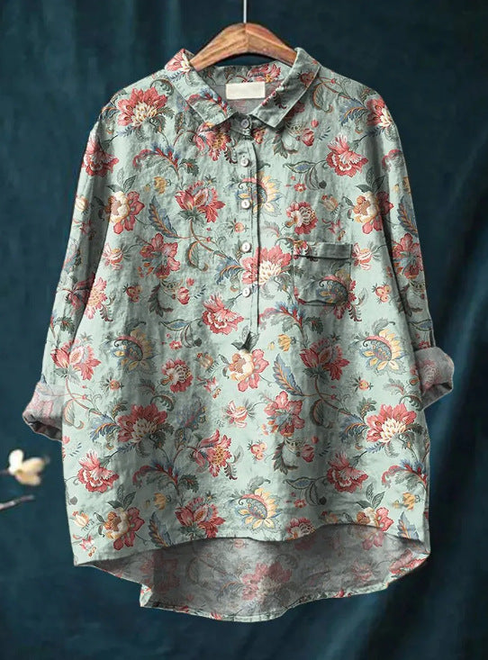 Harper | Klassieke bloemenblouse