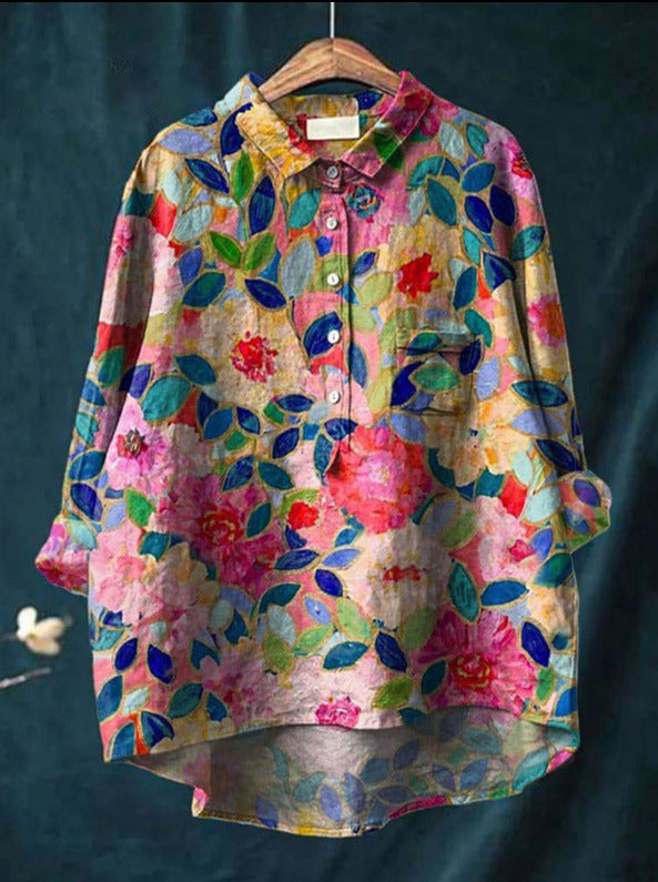 Harper | Klassieke bloemenblouse