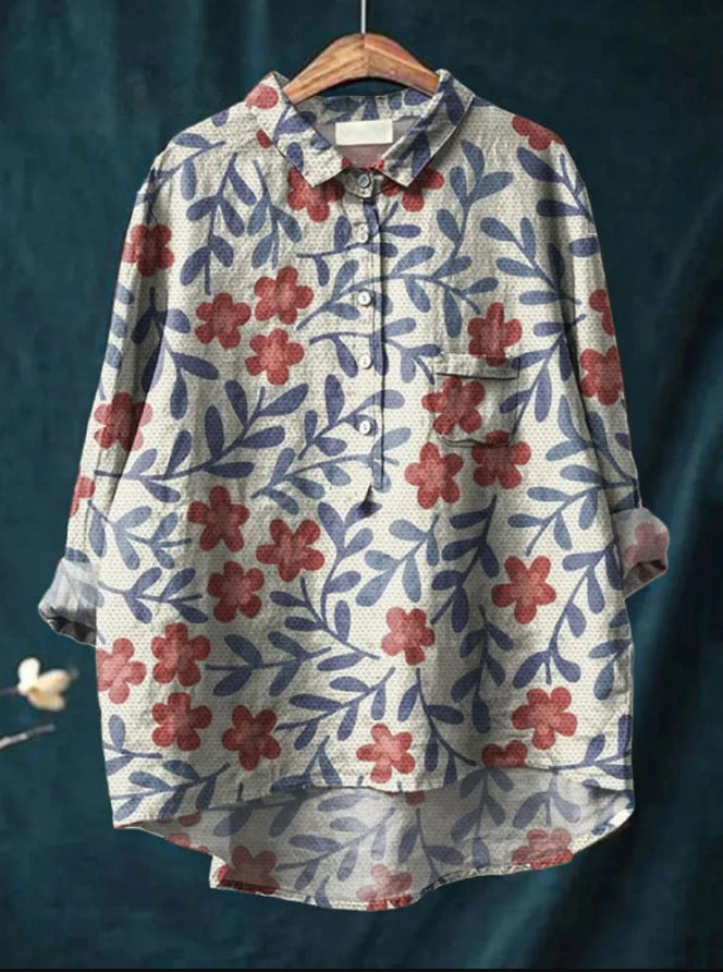Harper | Klassieke bloemenblouse
