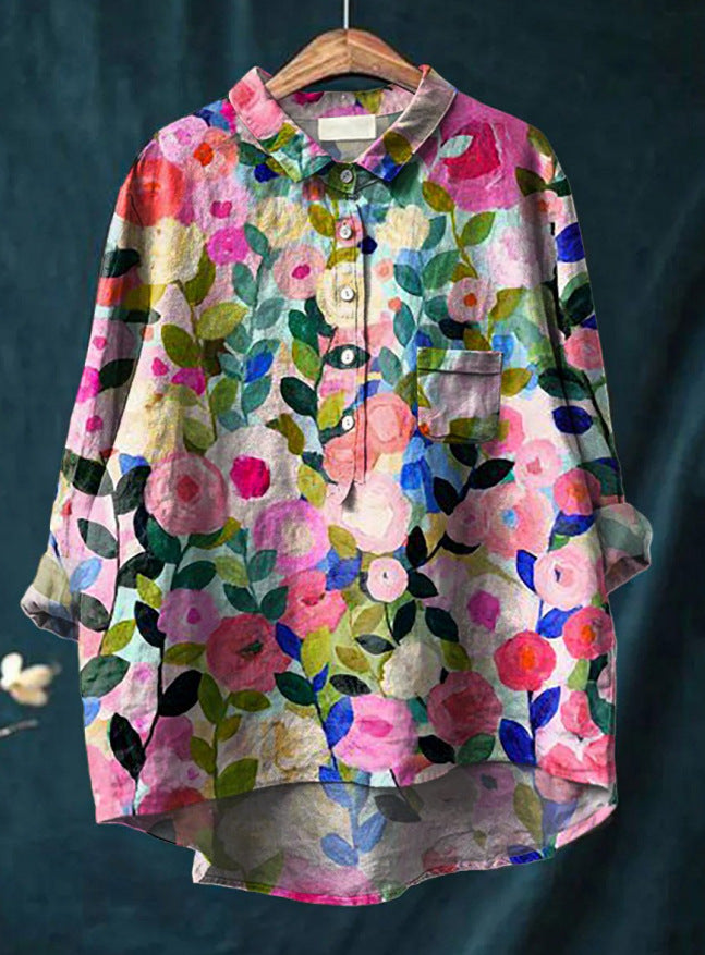 Harper | Klassieke bloemenblouse