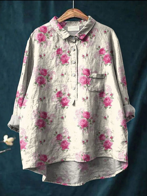 Harper | Klassieke bloemenblouse