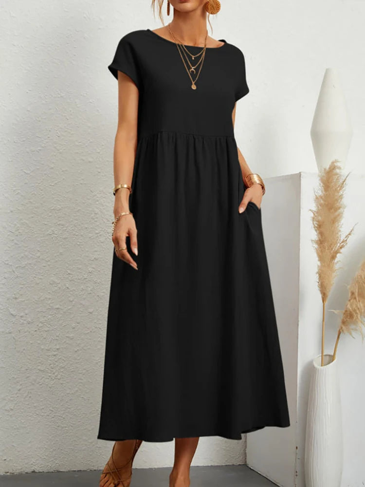 Elegante maxi-jurk