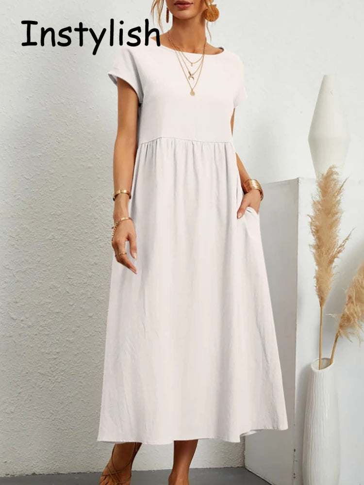Elegante maxi-jurk