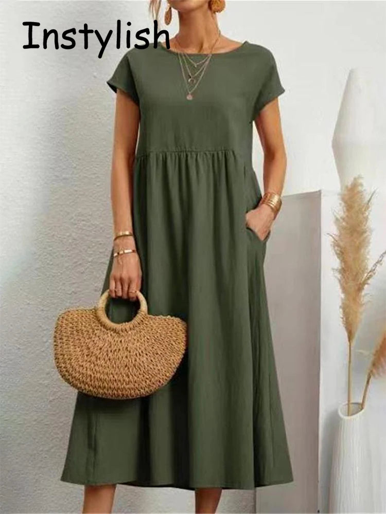 Elegante maxi-jurk