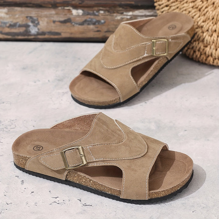 Slip-on sandalen voor dames