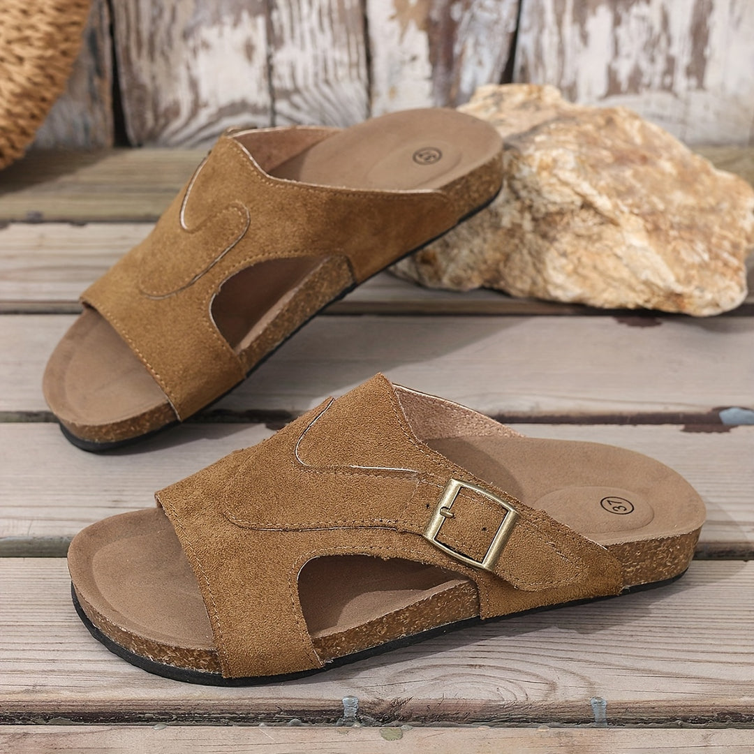 Slip-on sandalen voor dames