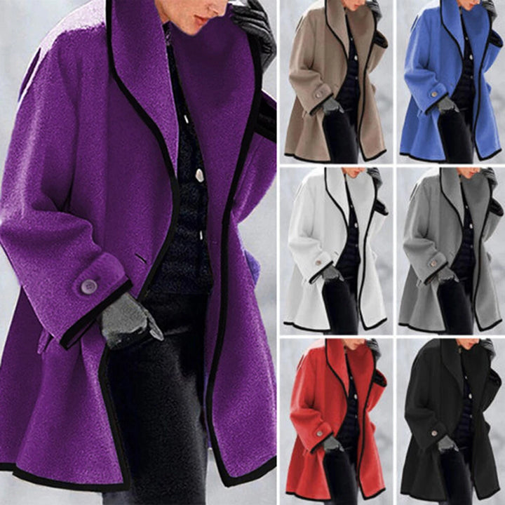 Dames Baggy Trenchcoat met Capuchon
