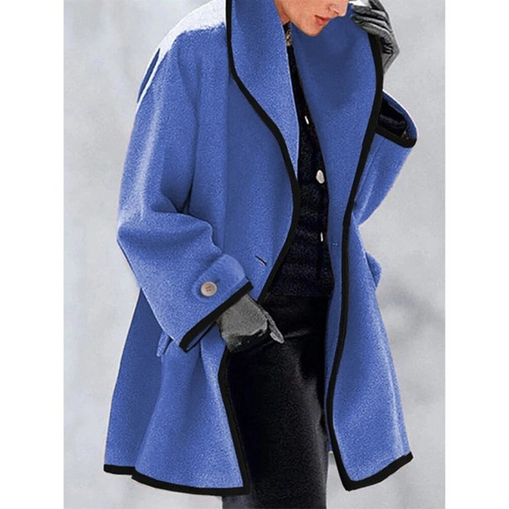 Dames Baggy Trenchcoat met Capuchon